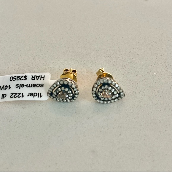 One of a kind Chocolate and white Diamond Earring - Picture 7 of 12